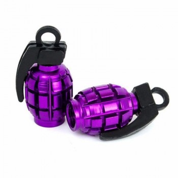 Aluminum Bomb Style Auto Car Truck Wheel Tire Valve Caps Bicycle Tyre Air Valve Stem Cover for Motorcycle 11 Color 7801