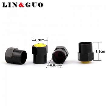 4pcs/lot Carbon black Car motorcycle bicycle Wheel Tire Valve Cap Tyre Dust Cap For lada seat FR opel OPC skoda vrs Accessories