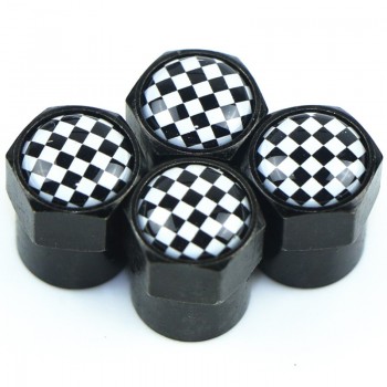 4pcs/lot Carbon black Car motorcycle bicycle Wheel Tire Valve Cap Tyre Dust Cap For lada seat FR opel OPC skoda vrs Accessories