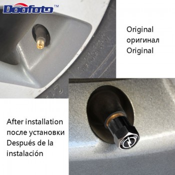 Doofoto Car-Styling Auto Wheel Tire Valve Tyre Air Caps Case For Opel Astra Corsa Insignia Antara Meriva Motorcycle Accessories