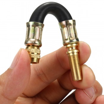 105mm Stainless Steel Car Rubber Durable Wheel Flexible Flexible Tyre Valve Extension Adapter Rubber Truck Lorry For Van Bus