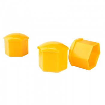 SPEEDWOW 21 mm Car Wheel Nuts Covers 20Pcs Wheel Screw Bolts Nut Caps Tyre Wheel Hub Covers Auto Hub Screw Protector