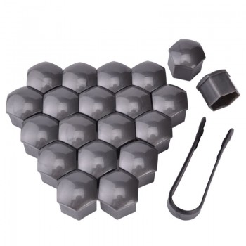 SPEEDWOW 21 mm Car Wheel Nuts Covers 20Pcs Wheel Screw Bolts Nut Caps Tyre Wheel Hub Covers Auto Hub Screw Protector
