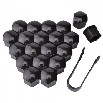 SPEEDWOW 21 mm Car Wheel Nuts Covers 20Pcs Wheel Screw Bolts Nut Caps Tyre Wheel Hub Covers Auto Hub Screw Protector