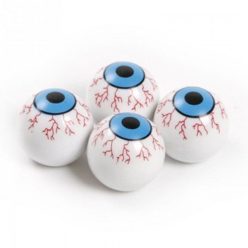 New 4Pcs/Lot Creative Bike Accessories Eye Ball Pattern Auto Wheel Valve Air Stem Cap Cover Tire Screw Dust Plug for Car Truck
