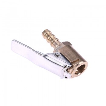 1pcs 6mm Clamp Brass Tyre Valve Air Pump Chuck Clip Tire Inflator Valve Connector High Quality Car Tire Air Chuck Lock On Clip