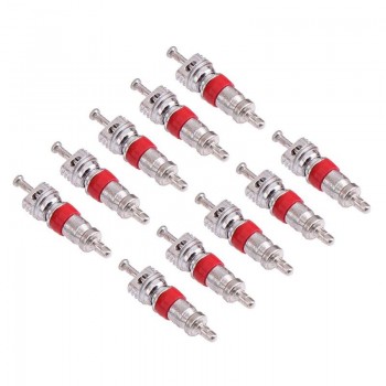 VODOOL 10Pcs Car Tyre Valve Cores Wheel Tire Valve Stem with Remover Tool for Schrader Auto Bike Motorcycle