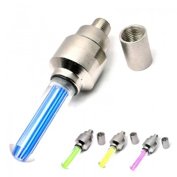 2Pcs Car Bike Bicycle Tire Wheel Valve Led Light Bike Wheel Spoke Lights CSL2017