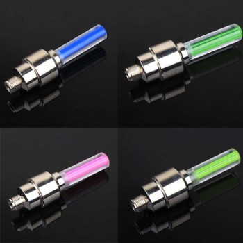 2Pcs Car Bike Bicycle Tire Wheel Valve Led Light Bike Wheel Spoke Lights CSL2017