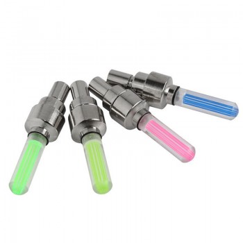 2Pcs Car Bike Bicycle Tire Wheel Valve Led Light Bike Wheel Spoke Lights CSL2017