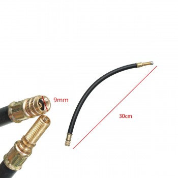 Truck Vehicle Bus Wheel 300mm Tire Tyre Valve Extension Adaptor Flexible Rubber Stainless Steel