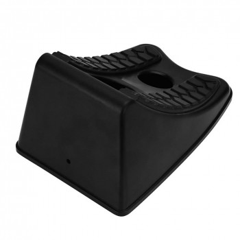Black Car Stoppers Tire Parking Anti-skid Wheel Chocks Reverse Pad Plastic Heavy Duty Locator Truck