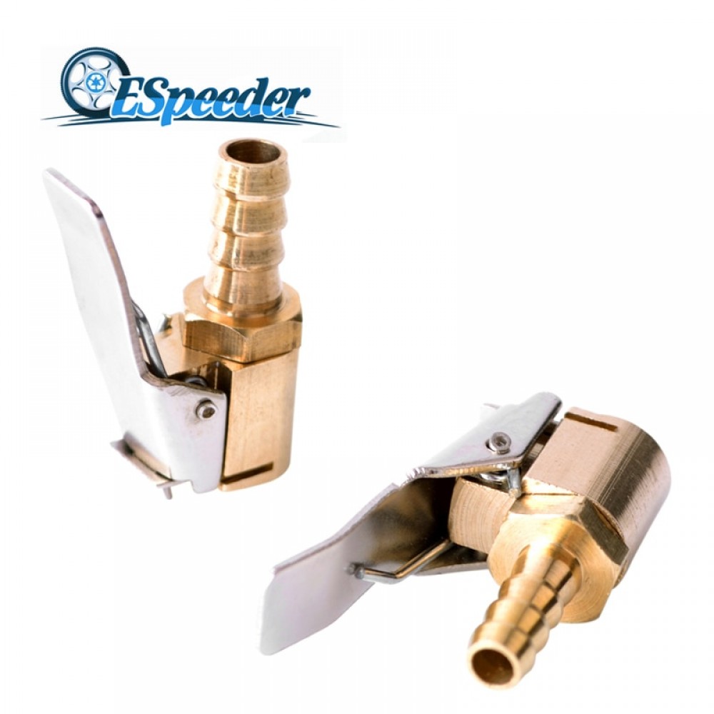 ESPEEDER 1pcs Air Pump Chuck Clip 6mm 8mm Clamp Car Truck Tyre Tire Inflator Valve Connector Air Pump Chuck Clip Car Accessories
