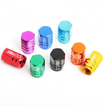 4pcs/set Aluminum Car Tyre Air Valve Caps Bicycle Tire Valve Cap case for skoda VRS octavia fabia rapid yeti superb Car Styling