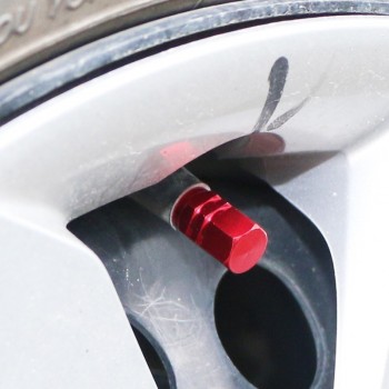 4pcs/set Aluminum Car Tyre Air Valve Caps Bicycle Tire Valve Cap case for skoda VRS octavia fabia rapid yeti superb Car Styling