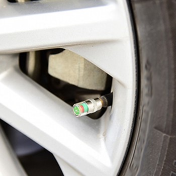 4pcs Tire Pressure Detecting Caps Visible Car Accessories Monitor Indicator