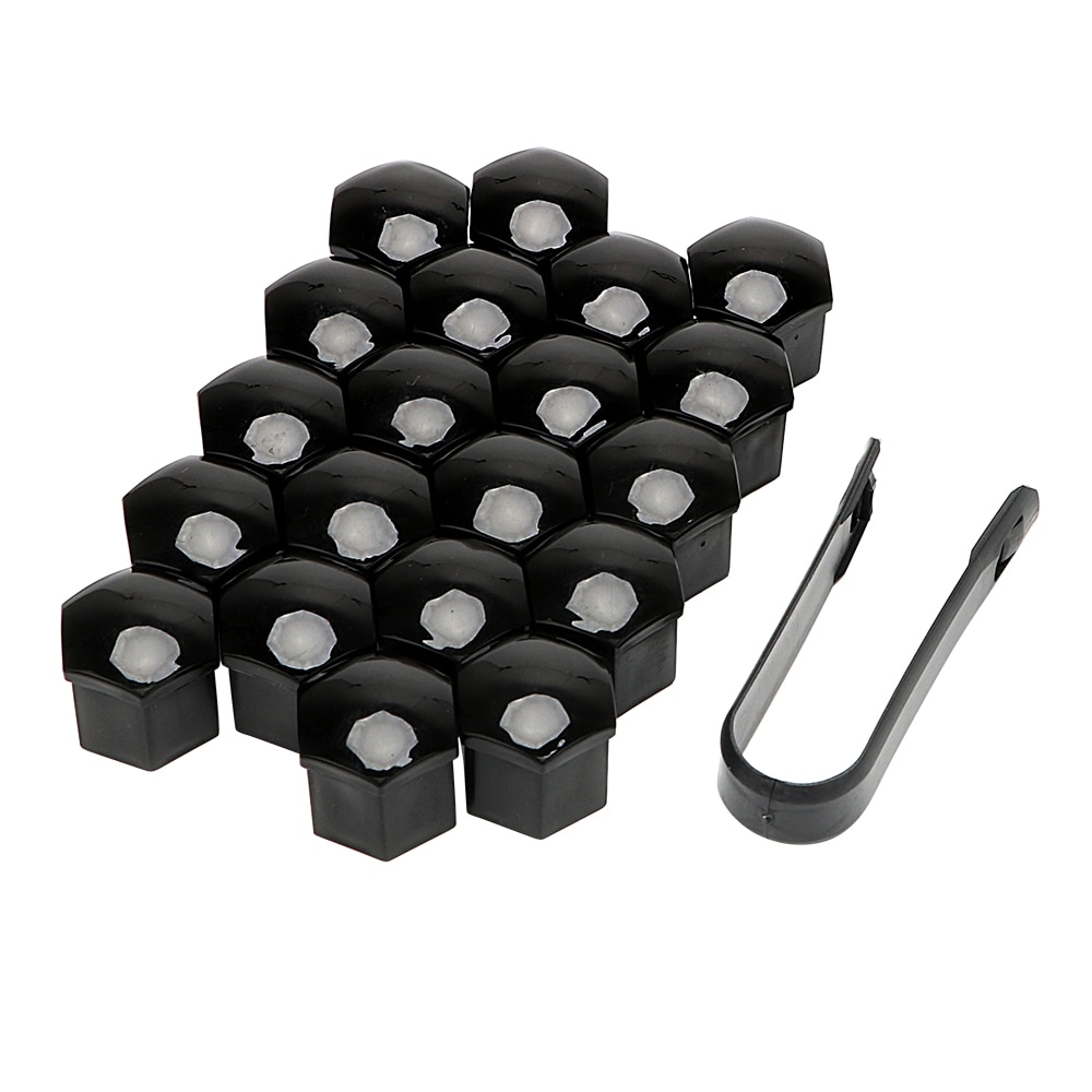 20Pcs Car Styling Car Wheel Nuts Covers 19mm Auto Caps Hub Screw Protector Plastic Protective Bolt Caps Bolt Head Cover Cap