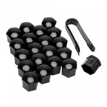 20Pcs Car Styling Car Wheel Nuts Covers 19mm Auto Caps Hub Screw Protector Plastic Protective Bolt Caps Bolt Head Cover Cap