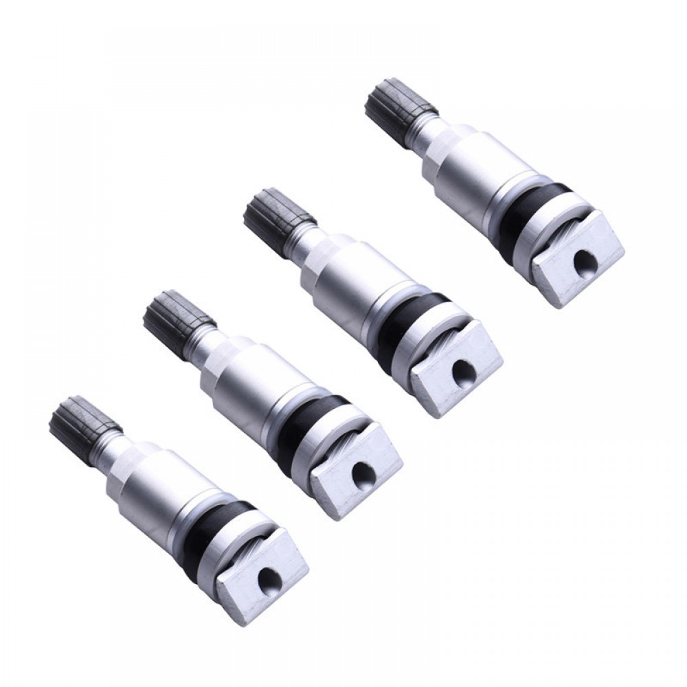 4pcs Alloy Valve Stem Auto Tire Valves for  Tubeless Valve for Tyre Pressure Monitoring System Sensor Repair Kit