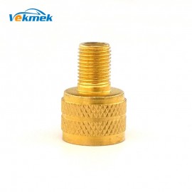 4pcs Large Bore Metal Tire Valve Adaptors Wheel Valve Stem Reducer Caps for Cat Loader Earthmover Tyre Valve Covers for Tractors