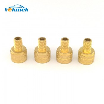 4pcs Large Bore Metal Tire Valve Adaptors Wheel Valve Stem Reducer Caps for Cat Loader Earthmover Tyre Valve Covers for Tractors