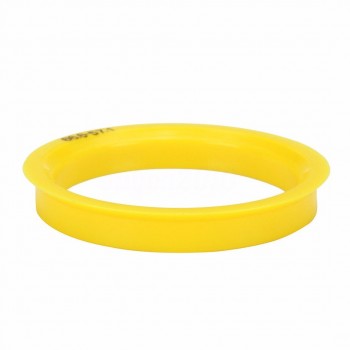 4Pcs 66.6-57.1mm Yellow Plastic Wheel Hub Centric Rings For Audi Skoda Wheel Rim Parts Car Accessories