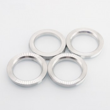 4pcs/set  Aluminum Hub Centric Rings Car Wheel Bore Center Collar 73.1-56.1mm For Subaru