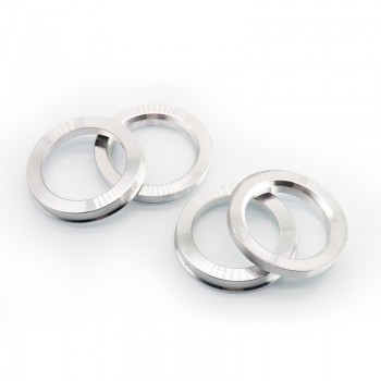 4pcs/set  Aluminum Hub Centric Rings Car Wheel Bore Center Collar 73.1-56.1mm For Subaru