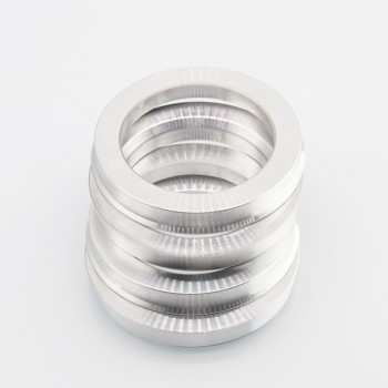 4pcs/set  Aluminum Hub Centric Rings Car Wheel Bore Center Collar 73.1-56.1mm For Subaru