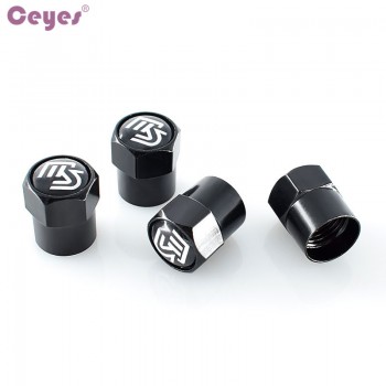 Ceyes Car Styling Auto Wheel Tire Valve Caps Case For Mazda MS 2 3 For Mazda 6 CX-5 CX5 Car Emblems Accessories Car-Styling 4pcs