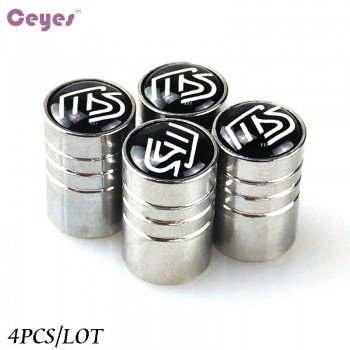 Ceyes Car Styling Auto Wheel Tire Valve Caps Case For Mazda MS 2 3 For Mazda 6 CX-5 CX5 Car Emblems Accessories Car-Styling 4pcs
