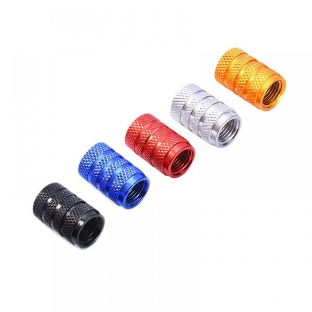 New 4 Unids / Set 3D Car Wheel Tapes Accessories Aluminum Auto Air Tight Motorcycle Air Stoppers For Renault For bmw 5.8