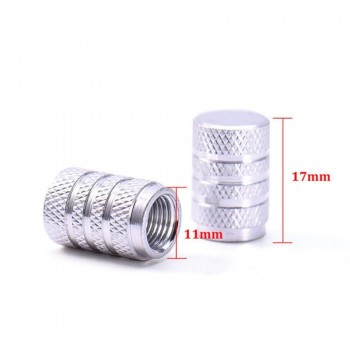 New 4 Unids / Set 3D Car Wheel Tapes Accessories Aluminum Auto Air Tight Motorcycle Air Stoppers For Renault For bmw 5.8