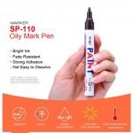 1pc Waterproof Lacquer Oil Pen Car Wheel Tire Pen Mark DIY Black Card Album Oily Metal Pen Permanent Paint Marker Pen 12 Colors