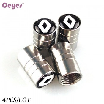 Doofoto Car Styling Auto Bicycle Wheel Tire Valve Tyre Air Caps Case For Renault Clio Scenic Megane Accessories Car-Styling 4pcs