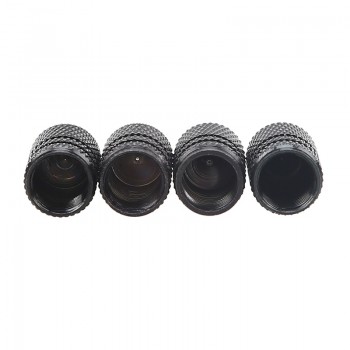 POSSBAY 4Pcs Universal Aluminum Car Tyre Air Valve Caps Bicycle Tire Valve Cap Car Wheel Cover Styling Round Tire Accessories