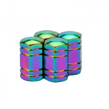 4x Aluminum Bullet Car Truck Air Port Cover Tire Rim Valve Wheel Stem Caps