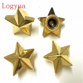 Universal Gold Sliver Five Star Tire Air Valve Stem Cap Wheel Rim Cover For Car Truck Motorcycle Bike 1.3*1.3*1.3CM 4pcs/lot