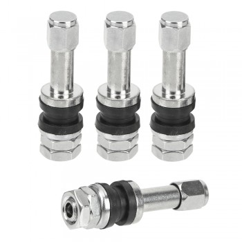 4Pcs/set TR48E Bolt-in Car-styling Car Tubeless Wheel Car Accessories Flush Mount Tire Valve Stems Dust Caps