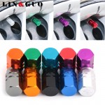 2pcs New Universal  Design Auto Car Tyre air Valve Caps Bicycle Motorcycle Tire Wheel Stem Valve Caps 10 Color