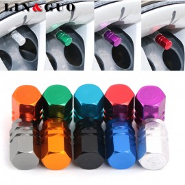 2pcs New Universal  Design Auto Car Tyre air Valve Caps Bicycle Motorcycle Tire Wheel Stem Valve Caps 10 Color
