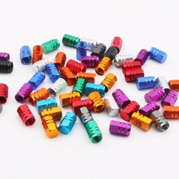 2pcs New Universal  Design Auto Car Tyre air Valve Caps Bicycle Motorcycle Tire Wheel Stem Valve Caps 10 Color