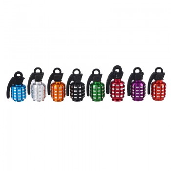 4Pcs/Lot Grenades Bomb Car Wheel Tire Valves Tyre Stem Air Caps Airtight Cover for KTM BMW ATV Motorcycle Bike Car Styling