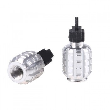 4Pcs/Lot Grenades Bomb Car Wheel Tire Valves Tyre Stem Air Caps Airtight Cover for KTM BMW ATV Motorcycle Bike Car Styling