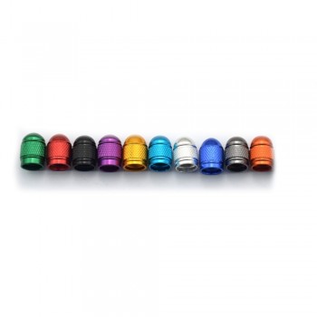 4x Aluminum Bullet Car Truck Air Port Cover Tire Rim Valve Wheel Stem Caps