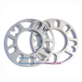 Free Shipping (2pcs/lot) 4x100 4x108 4x114.3 5x100 5x105 5x108 5x112 5x114.3 5x120 Aluminum ET Adjusting Shims Car Wheel Spacers