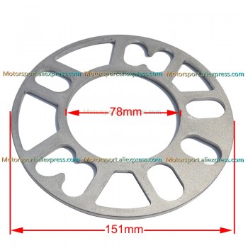 Free Shipping (2pcs/lot) 4x100 4x108 4x114.3 5x100 5x105 5x108 5x112 5x114.3 5x120 Aluminum ET Adjusting Shims Car Wheel Spacers