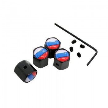 10Sets/Lot Anti-theft Style Germany Russia US UK Italy France Flag Wheel Tire Valve Cap Tyre Dust Cap For Audi BMW Benz VW Mazda