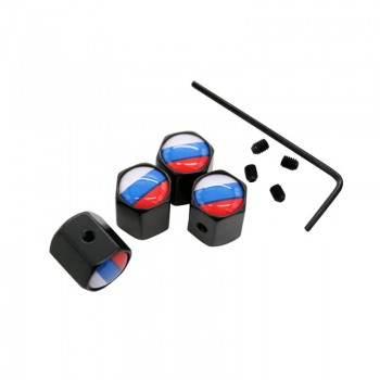 10Sets/Lot Anti-theft Style Germany Russia US UK Italy France Flag Wheel Tire Valve Cap Tyre Dust Cap For Audi BMW Benz VW Mazda