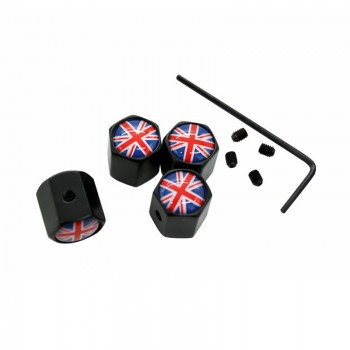 10Sets/Lot Anti-theft Style Germany Russia US UK Italy France Flag Wheel Tire Valve Cap Tyre Dust Cap For Audi BMW Benz VW Mazda